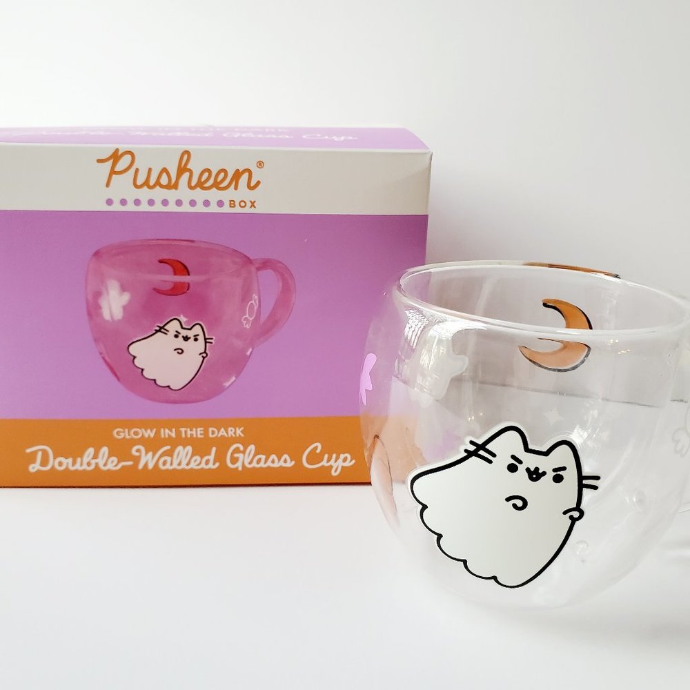 Double Walled Glass Cup Pusheen Box Exclusive